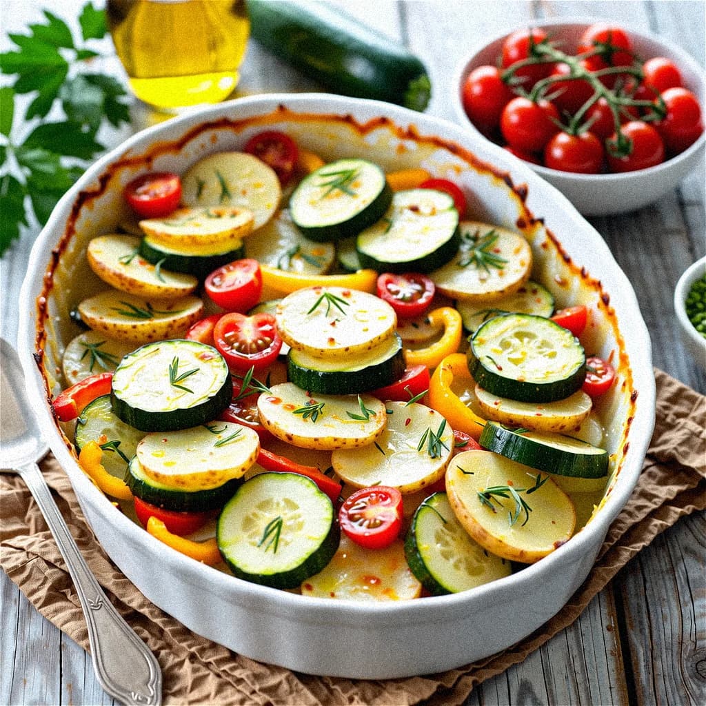 Frans Aardappelgratin met Groenten