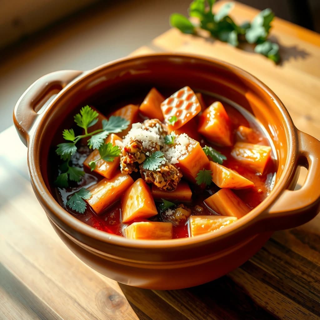 Lente Stoofpot met Witte Asperges en Courgette